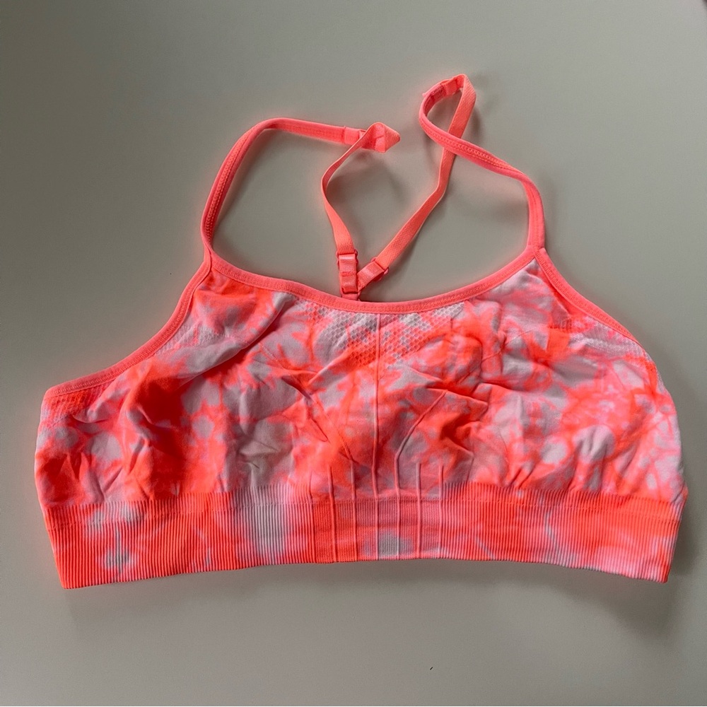 IDEOLOGY neon tie-dye sports bra